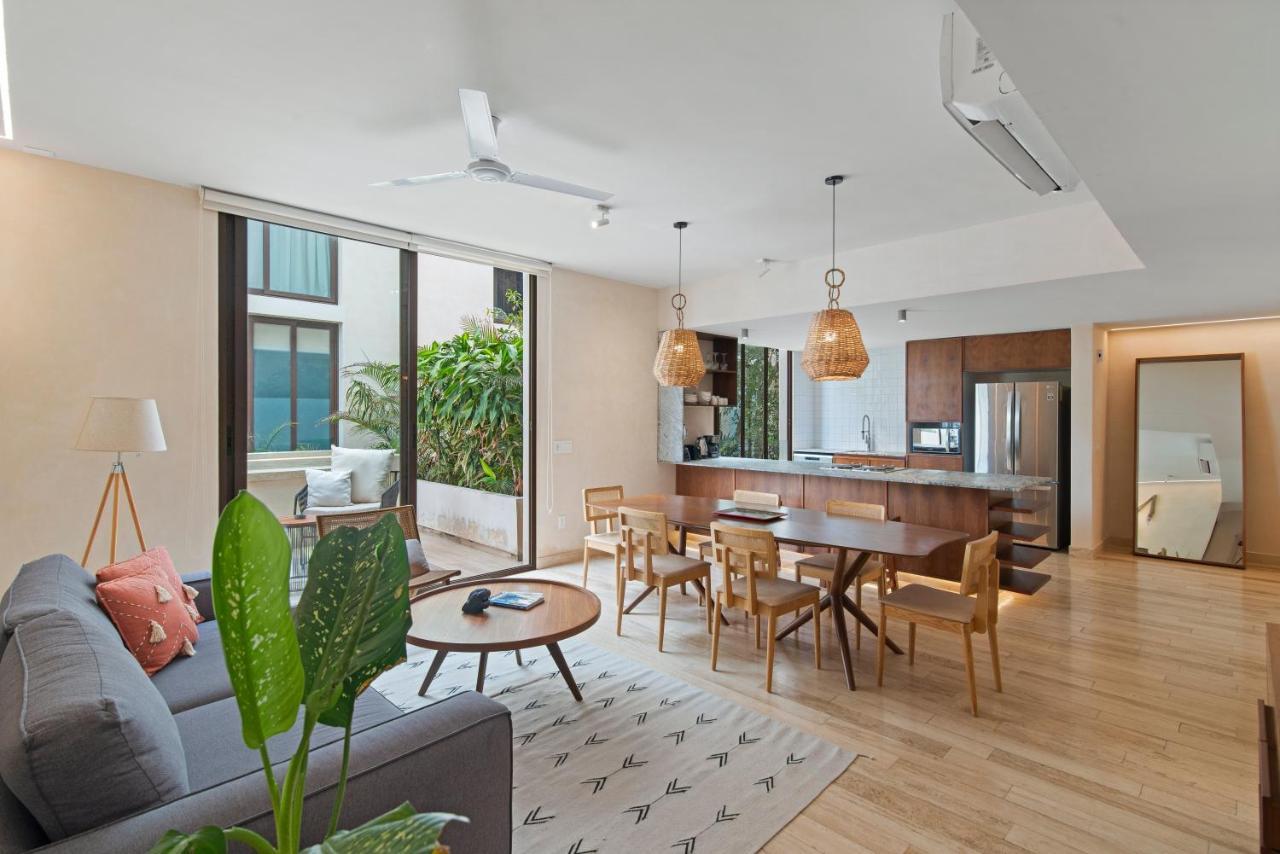 205 Perfect Location 3 Bedrooms Apartment Тулум Екстер'єр фото